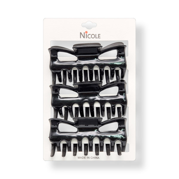 Nicole Medium Claw Clips (3 Pack)