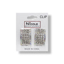 Nicole Rhinestone Clip-On Earrings