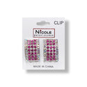 Nicole Rhinestone Clip-On Earrings