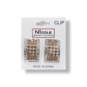 Nicole Rhinestone Clip-On Earrings