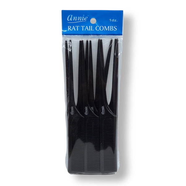 Annie Rat Tail Combs (12 pc)