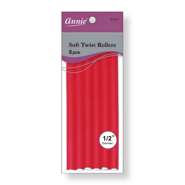 Annie Soft Twist Rollers (10