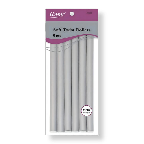 Annie Soft Twist Rollers (10