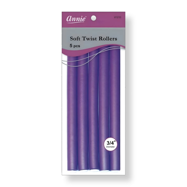 Annie Soft Twist Rollers (10