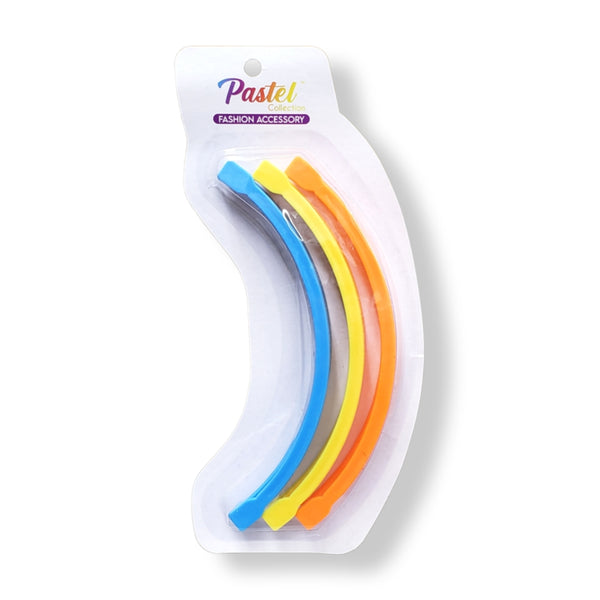 Pastel Collection Banana Clip (Assorted 3pc)
