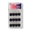 AB Wooden & Plastic Hair Beads Combo