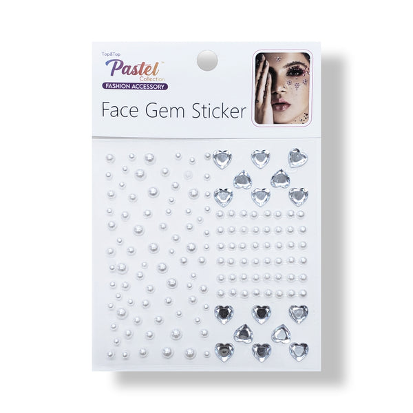 Pastel Collection Face Gem Sticker