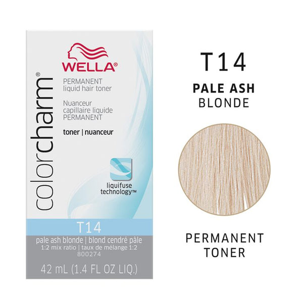 WELLA COLOR CHARM PERMANENT LIQUID TONER (1.4 oz.) - Han's Beauty Supply