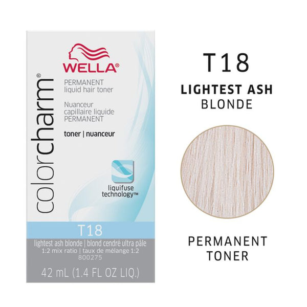 WELLA COLOR CHARM PERMANENT LIQUID TONER (1.4 oz.) - Han's Beauty Supply