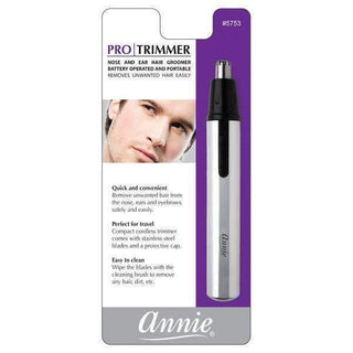 ANNIE PRO TRIMMER NOSE & EAR GROOMER - Han's Beauty Supply