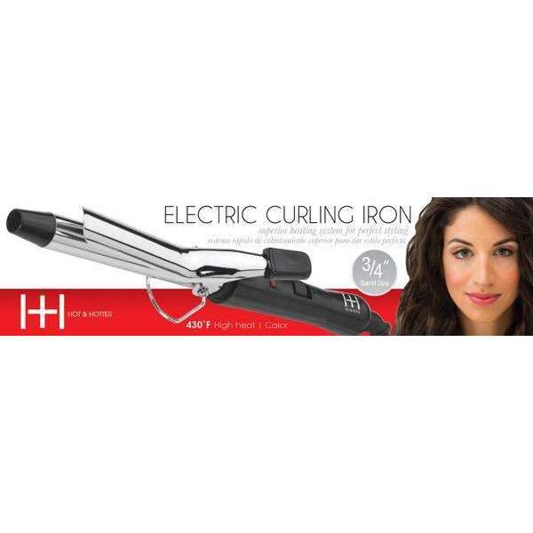 HOT & HOTTER ELECTRIC CURLING IRON - Han's Beauty Supply