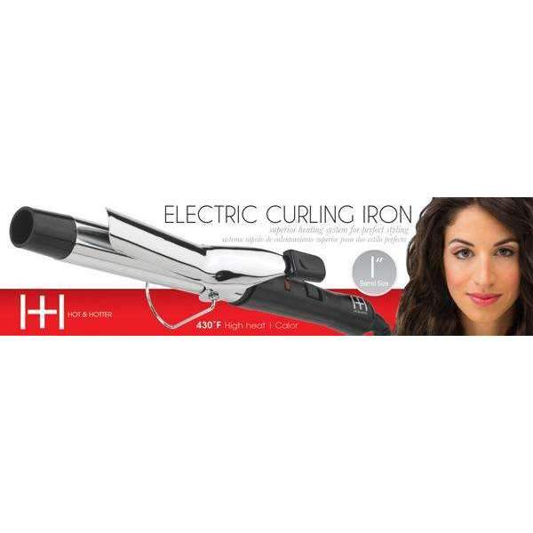 HOT & HOTTER ELECTRIC CURLING IRON - Han's Beauty Supply