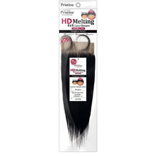 PRISTINE HD MELTING 4×4 LACE CLOSURE w/ BABY HAIR (Straight) - Han's Beauty Supply