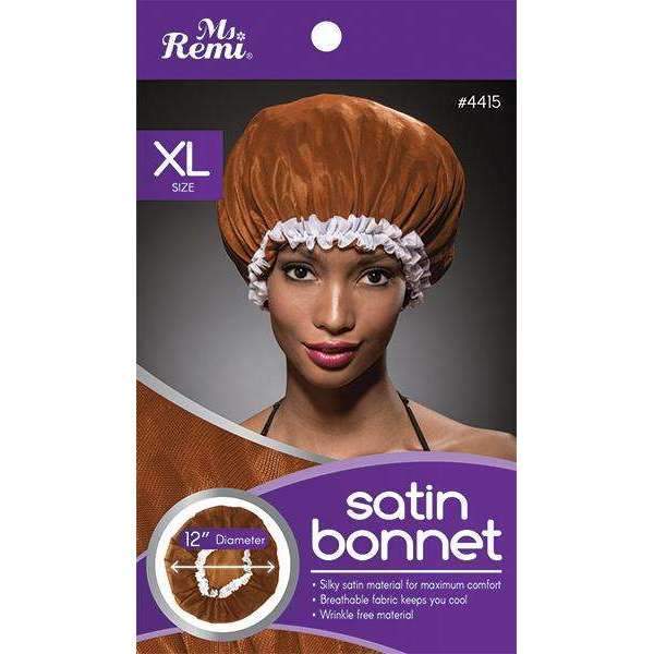 MS. REMI ASSORTED SATIN BONNET (XL) - Han's Beauty Supply