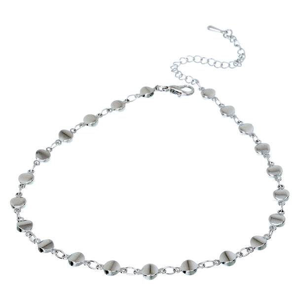 SEOUL STONE ANKLETS (SILVER) - Han's Beauty Supply