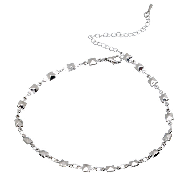 SEOUL STONE ANKLETS (SILVER) - Han's Beauty Supply